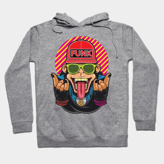 Funky Monkey Hoodie by Animox